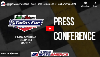 Video: BellissiMoto Twins Cup Race One Press Conference From Road America